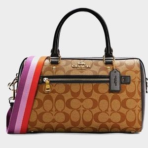 Coach Rowan Satchel in Signature Canvas